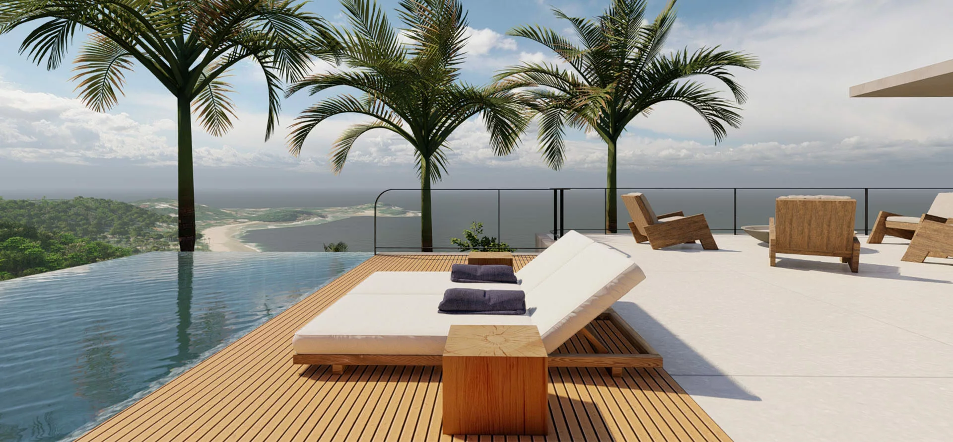 <p style="text-align: center;">Investir em viver bem. Uma seleção de <em>terrenos especiais</em> nas melhores praias do Guarujá,<br />
com projetos de arquitetura incríveis</p>

